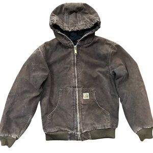 Carhartt Kids Brown Hooded Jacket